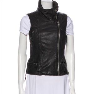 Allsaints leather vest
